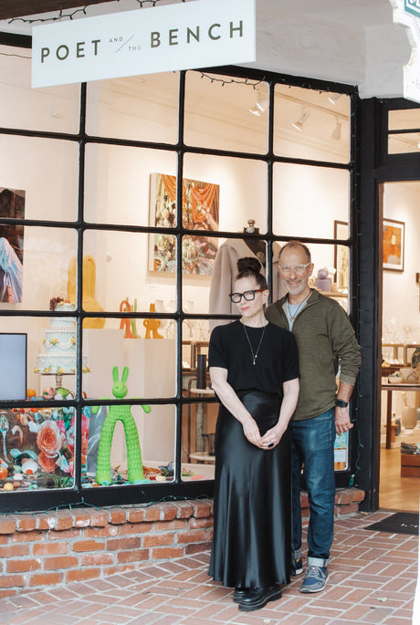 Bonnie Powers and Jeffrey Levin of Poet and the Bench