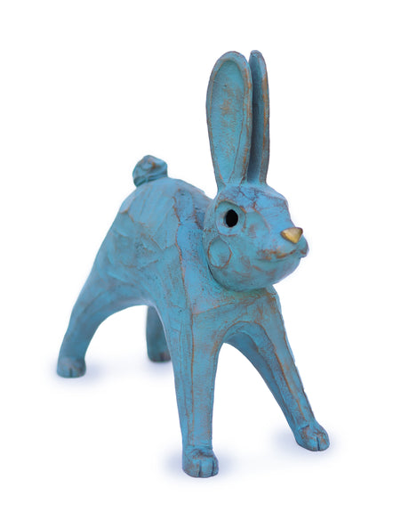 This active bronze bunny by Austyn Taylor is a limited edition cast of the Original Rabbit. A forever sculpture that elicits kindness, hope and optimism! Lifts your mood and inspires others!