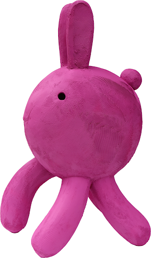 Pocket is a purple rabbit ready to be part of Austyn's Happy Team!
These pieces become your family once you bring them into your space and act as a beacon of goodwill, good luck and people's innate goodness shining through. 