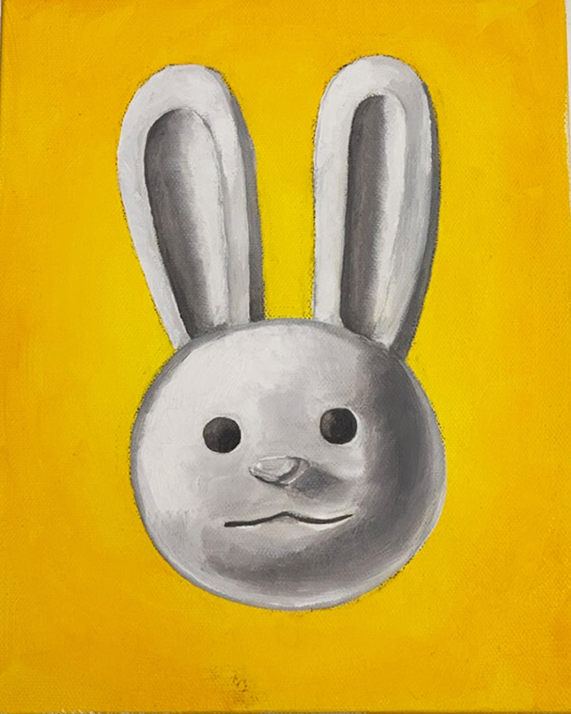 Austyn has taken her high vibration happiness bunnies to canvas! This rabbit is Fruit, a folk-pop character from Austyn Taylor’s imagination painted in oil on canvas. Spreading joy, love, optimism and hope!