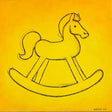 Austyn Taylor's study of the quintessential rocking horse on canvas. A new series of paintings.