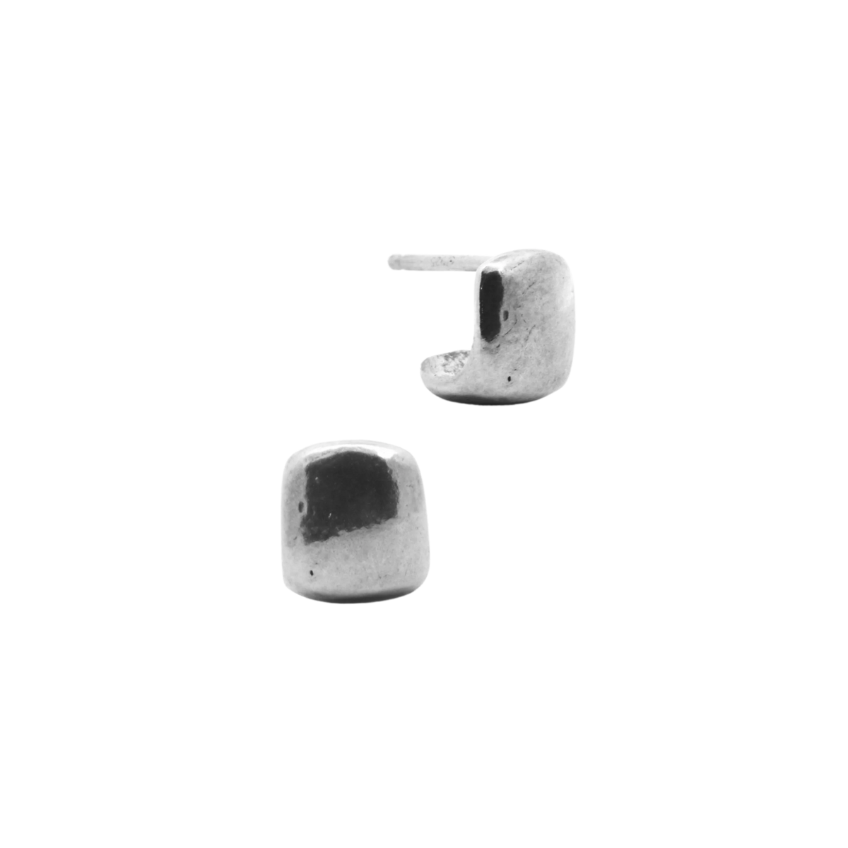 Siri Hansdotter / Earrings / Box Hoop Studs