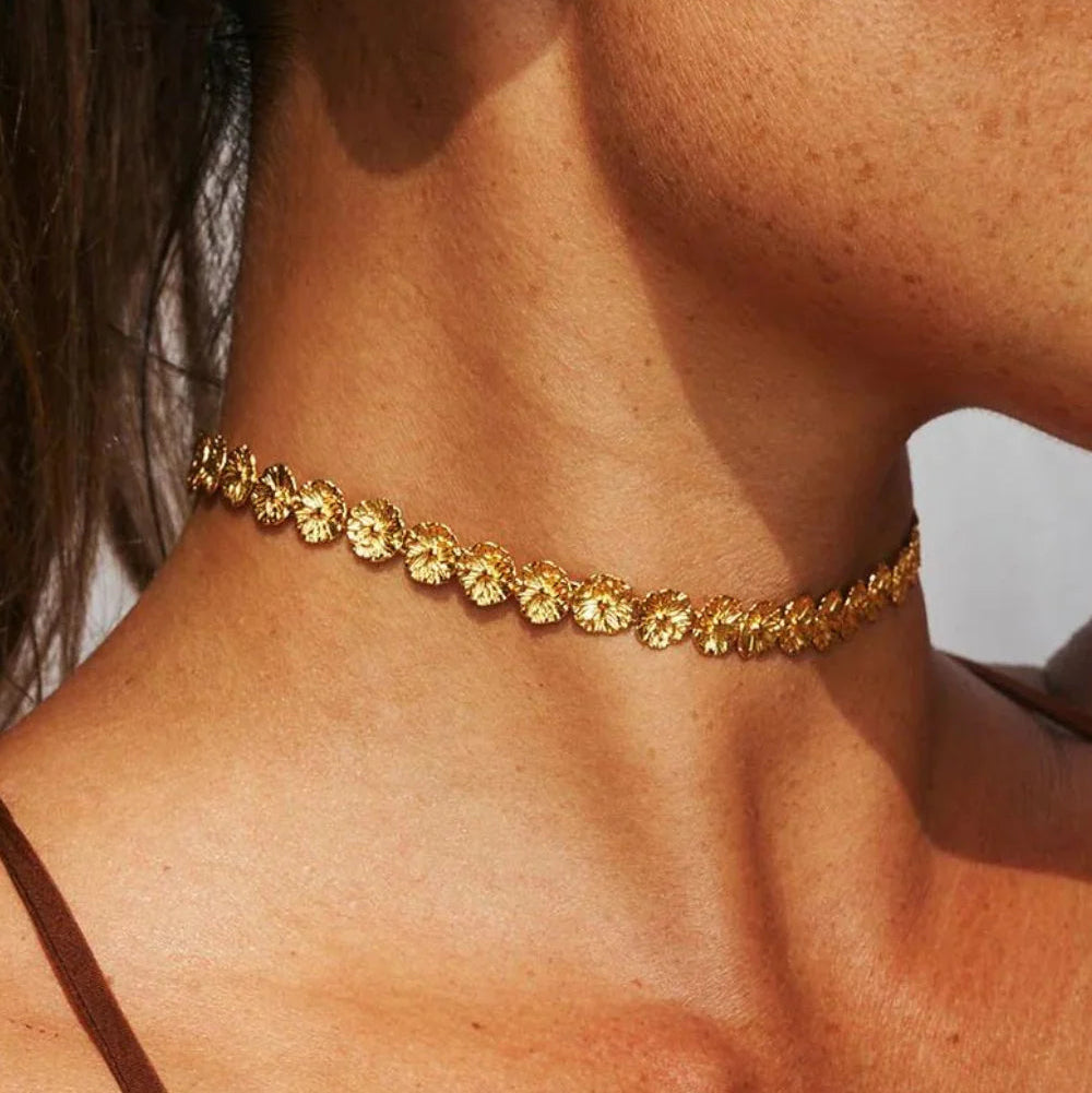 Carina Hardy Jewelry / Necklace / Lily Pad Ensemble Choker