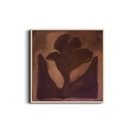 Rich Soil, abstract painting in earthy tones by Danielle Hutchens. Natural earth pigments are punctuated by oil pastels and traditional acrylics