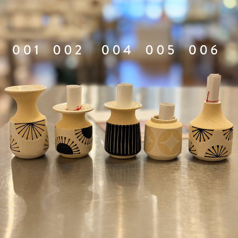 Mini Ceramic Vase to Hold Intentions by Julems Ceramics, 1-6