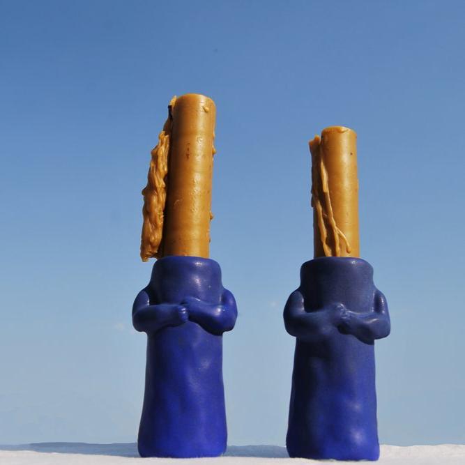 Kiki Plz / Ceramics / Hug Candle Holders