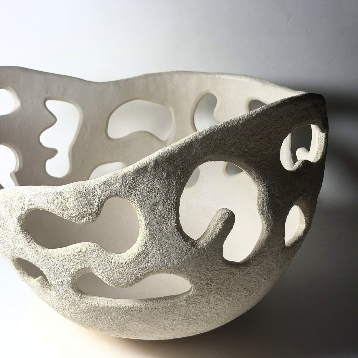 Avigail Remak / Ceramics / Bowl / Large Holey Sandstone Basket