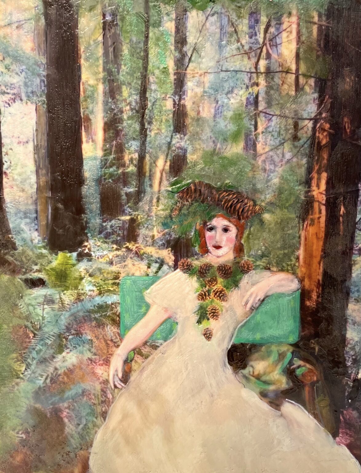 Linda Benenati / Art / Encaustic / Murietta in Muir Woods