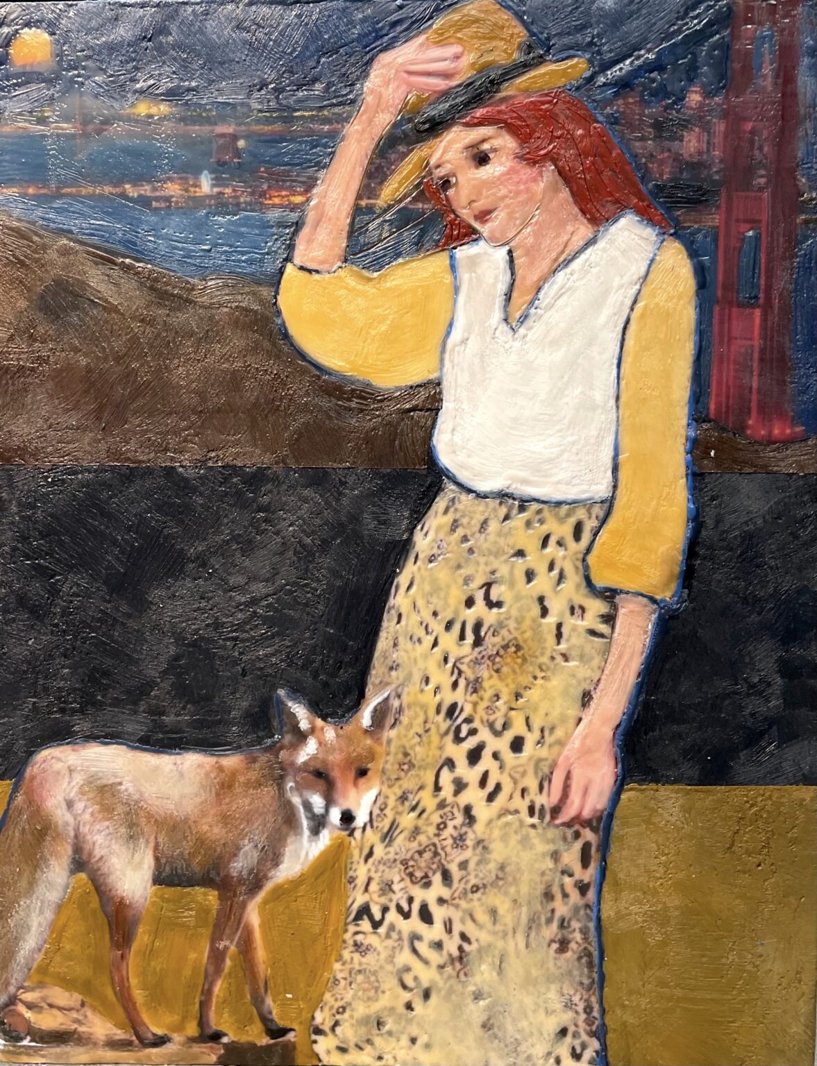 Linda Benenati / Art / Encaustic / Nocturnal Creatures