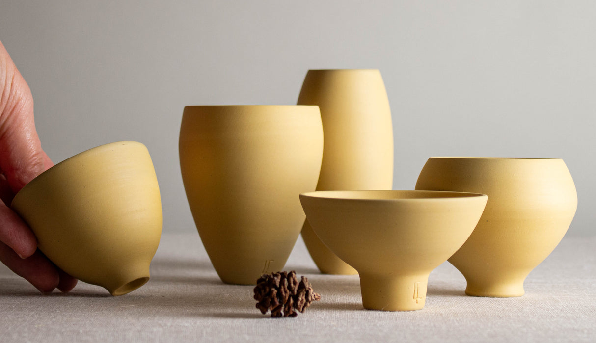 Lisa Fleming / Ceramics / Porcelain / Mustard Objects