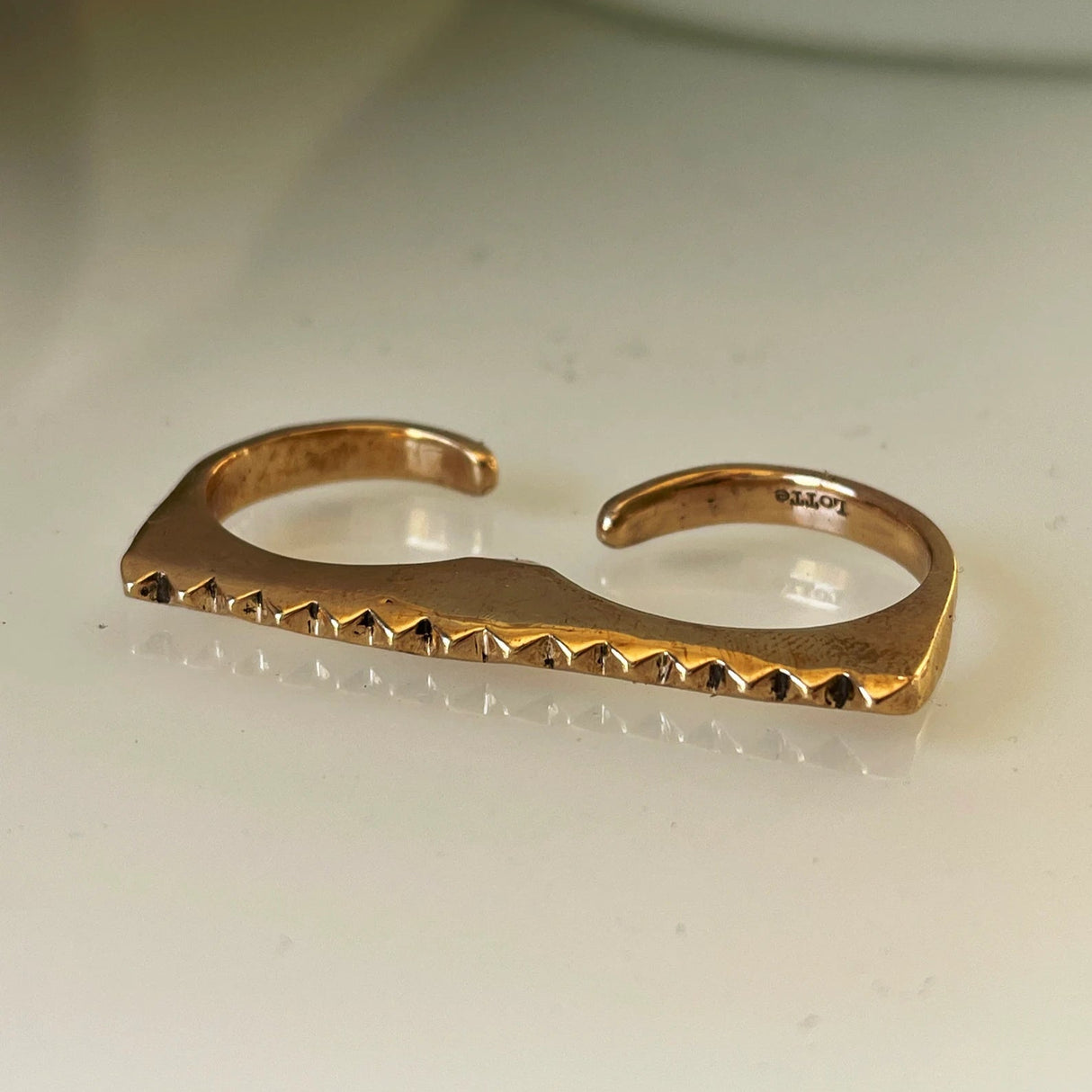 Lotte Leopard Jewelry / Rings / Double Ring