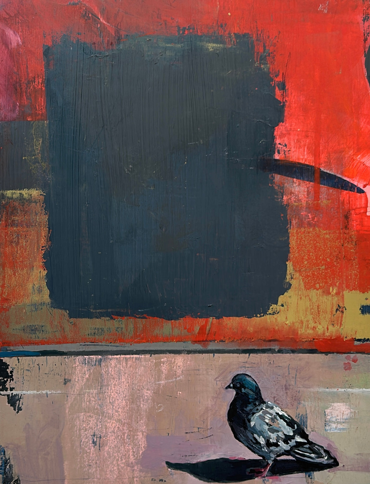 Rothko's Pigeon by Artist Michael McConnell
