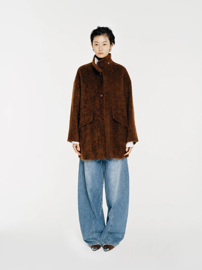 Mute by JL / Apparel / Outerwear / Arden Brushed Wool-Cashmere Coat