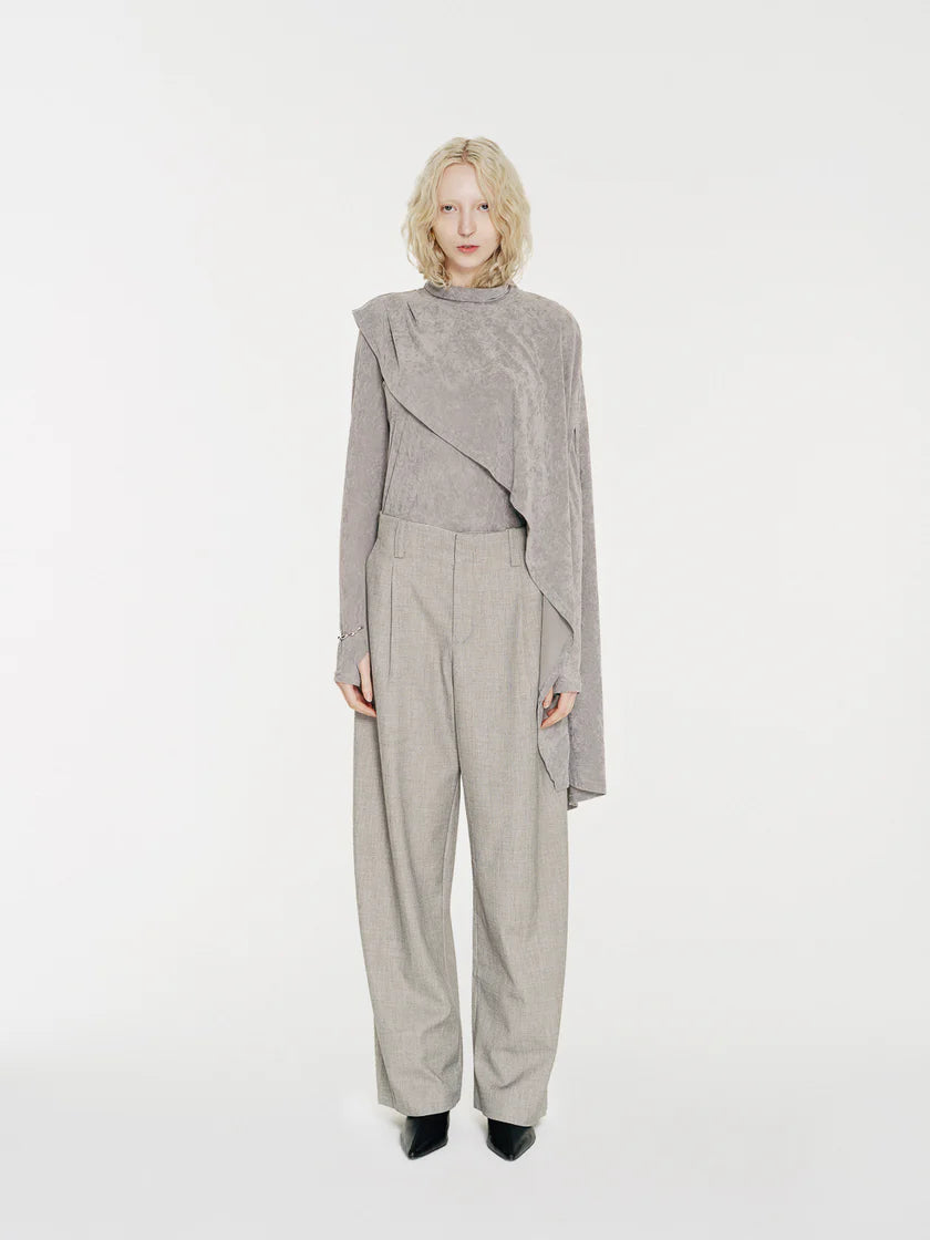 Mute by JL / Apparel / Blouse / Rowan Velvet 2 Piece Draping Top