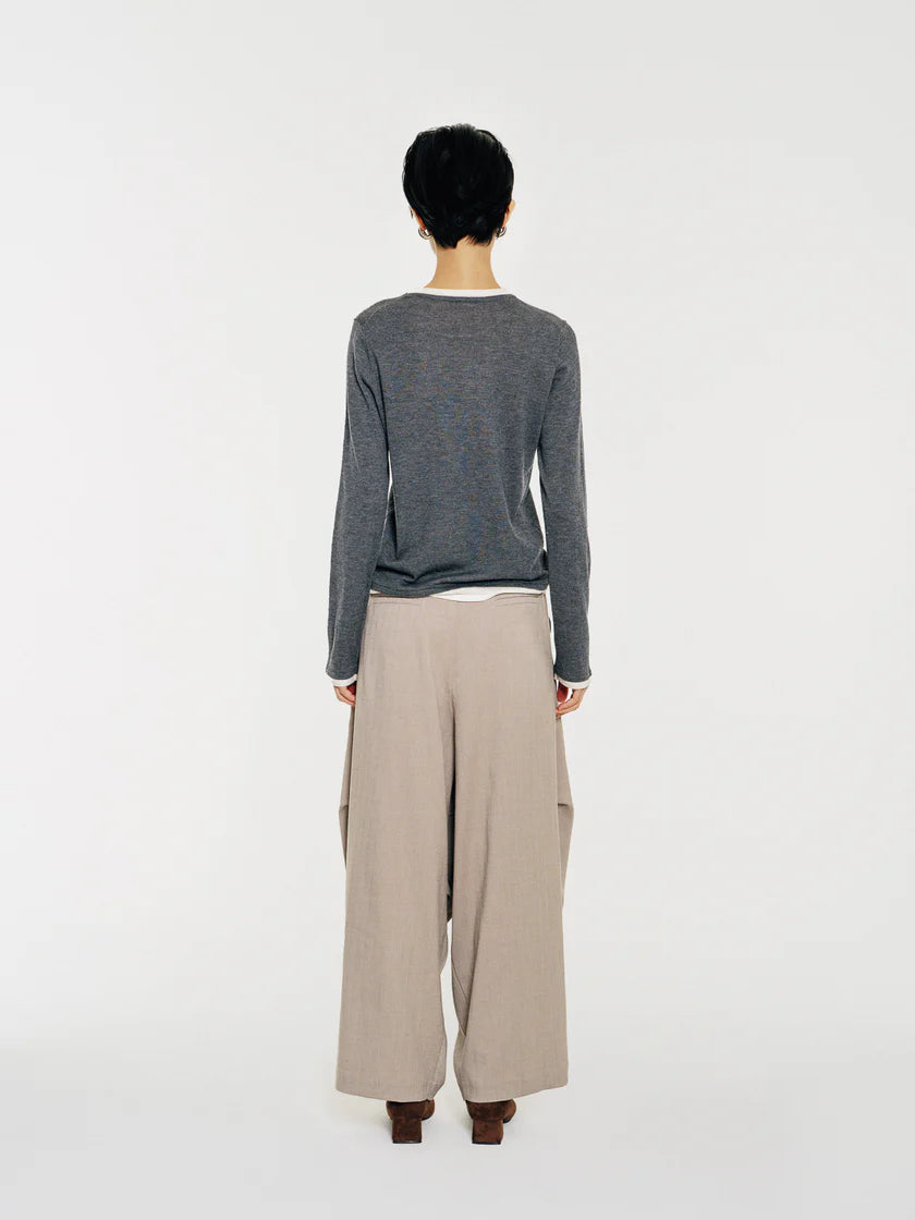 Mute by JL / Apparel / Sweater / Sora Two Tone Wool Blend Knit