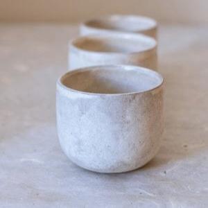 Pour yourself a cup of tea in these beauties! Hand thrown ceramic tea cups that are simple and sublime for every table.