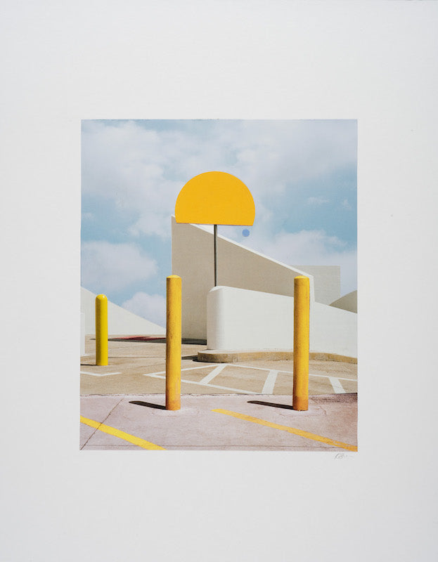 Rosemary Carmen Smith / Art / Collage / Southern California Composition / Parking Lot