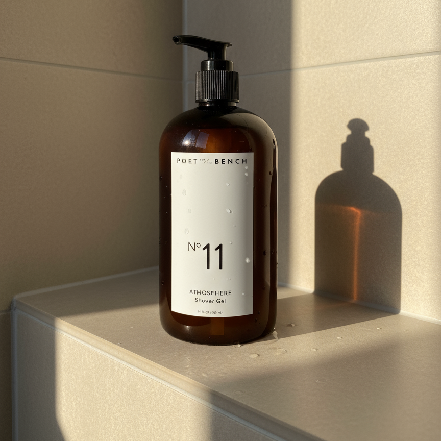 Our No 11 Atmosphere aromatic botanical shower gel with aloe vera and shea butter gently cleans your full body, while replenishing moisture and softening your skin.