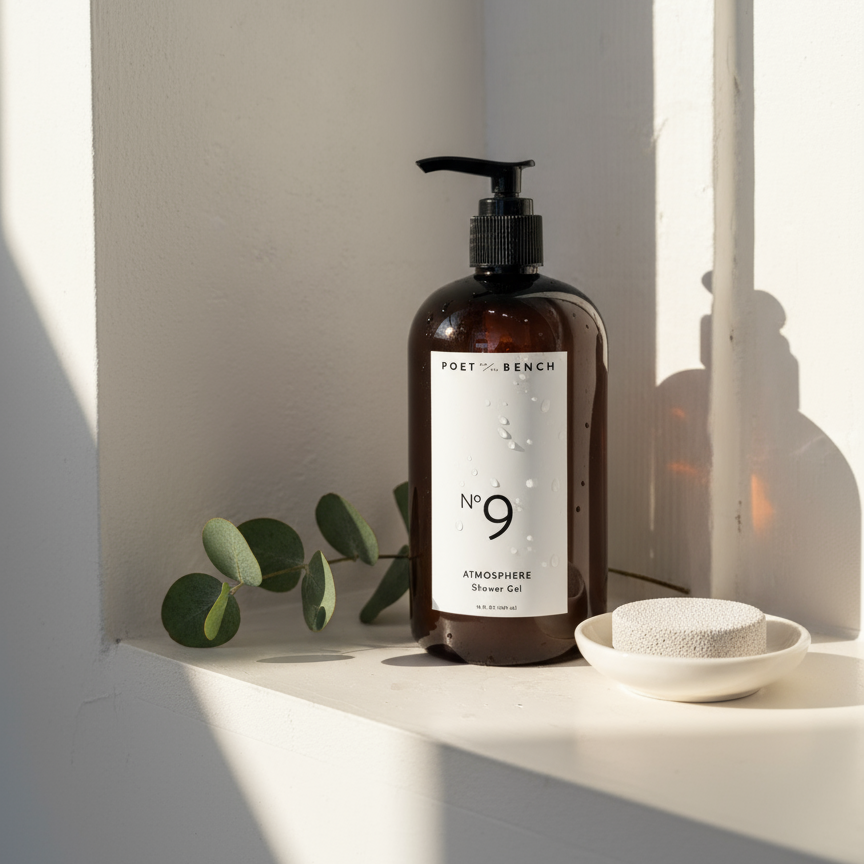 No 9 Shower Gel creamy lather distributes gentle, botanical cleansers that won’t dry or irritate your skin with:
- Aloe Vera soothes
- Shea Nut Butter hydrates
- Coconut Cleanser conditions