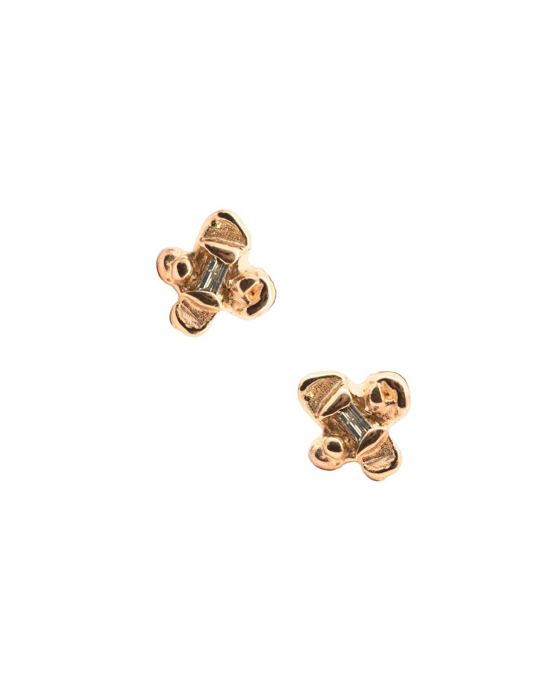 Siri Hansdotter / Earrings / Idun Salt and Pepper Diamond Studs