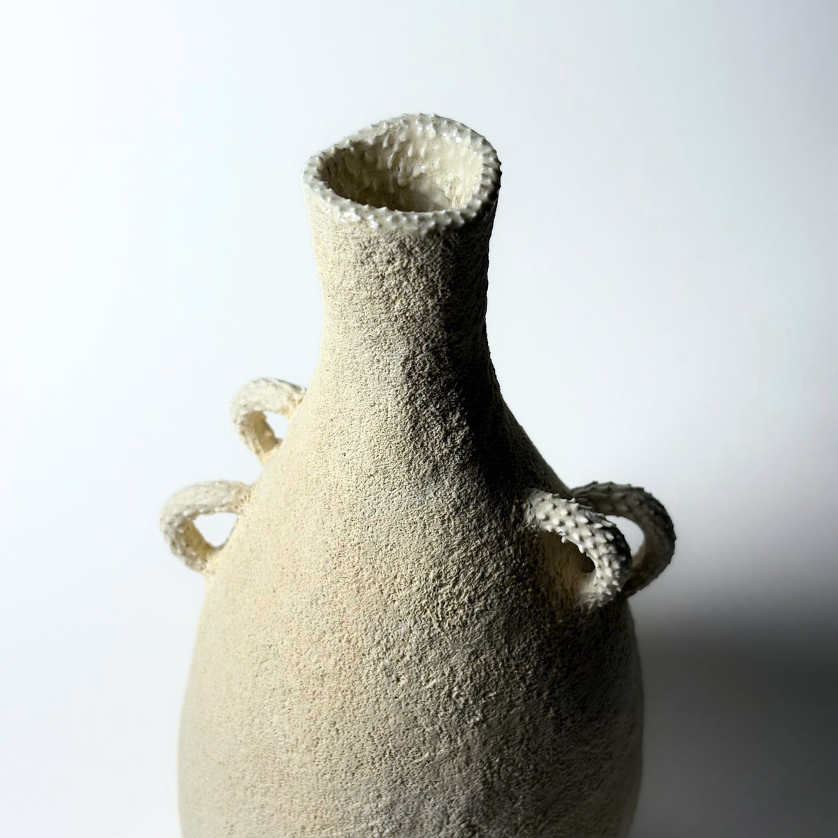 Avigail Remak Ceramics Stony Light Vase. From the Desert Rising collection