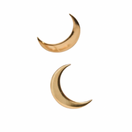 Crescent Moon earrings to put you on the lucky side of the moon.