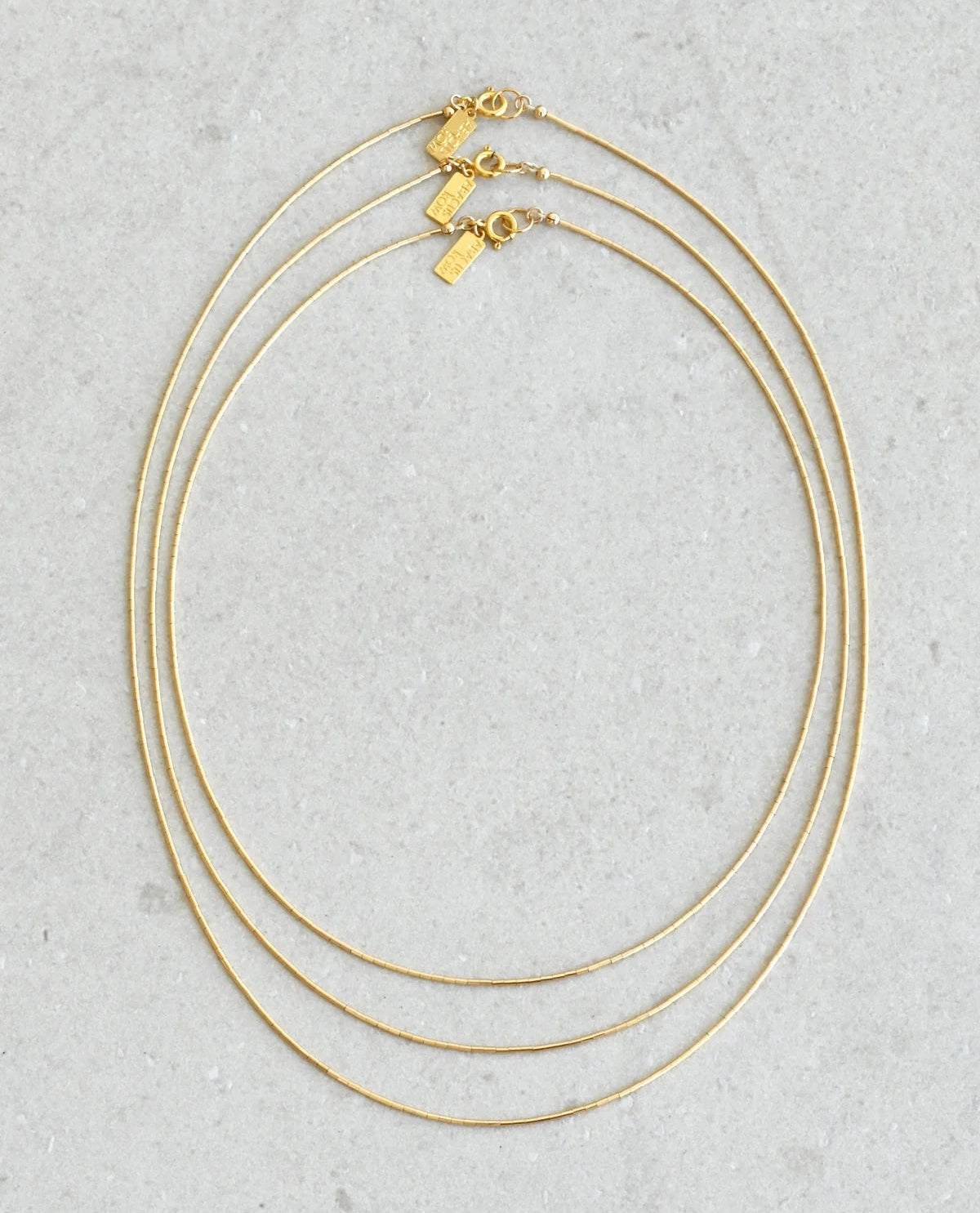 14k gold filled beaded necklace