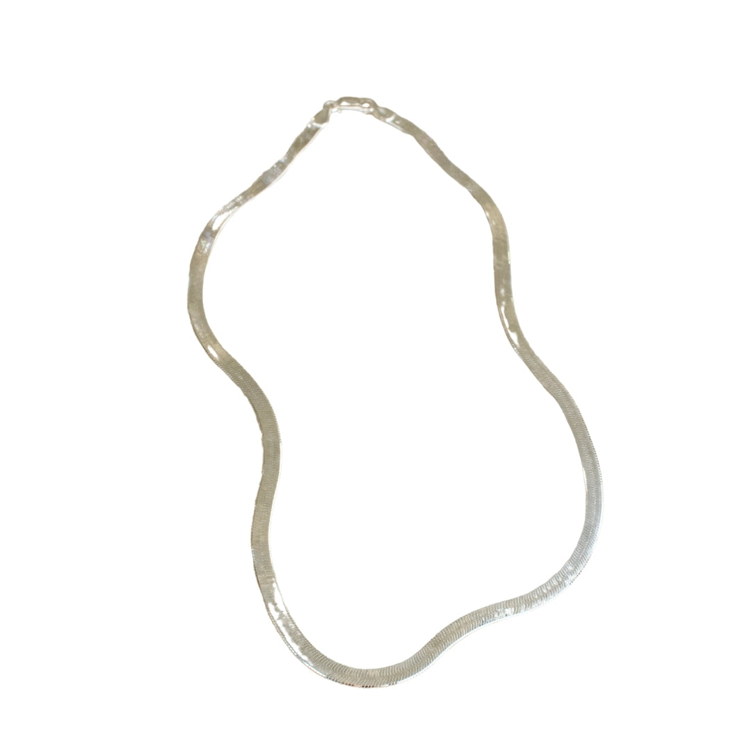 Yellow / Jewelry / Necklace / Zella Herringbone Chain