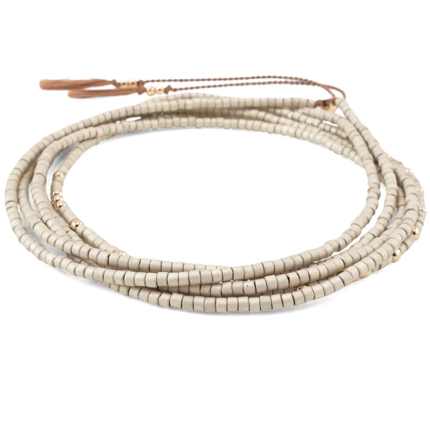 Abacus Row / Necklace / Gobi