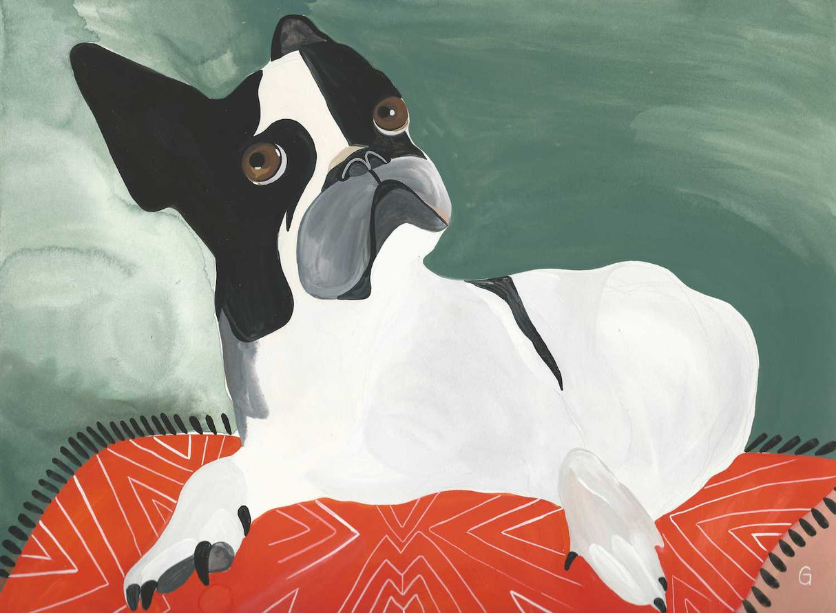 Noile the Dog by Grace Estrada sold unframed.