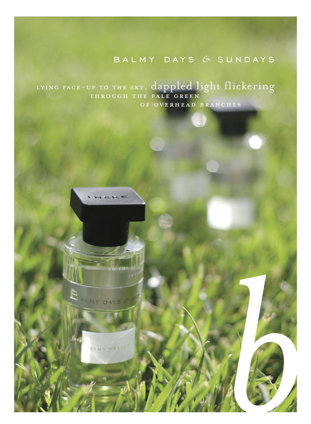 Ineke Balmy Days & Sundays is a green floral perfume that recalls perfect moments on a relaxing weekend, lying in the grass, breathing the smells of sweet scented flowers and fragrant leaves.