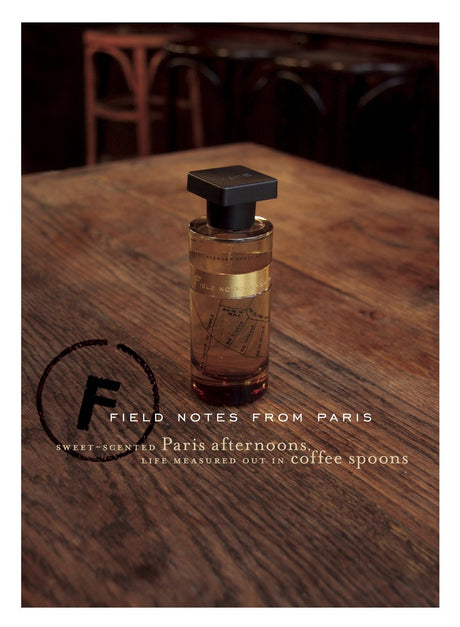 A gorgeous unisex scent, Ineke Field Notes from Paris is inspired by Ineke's halcyon days studying perfumery in Paris and Versailles. It captures the romantic, nostalgic feeling of sitting at a café and writing in a journal while lingering for hours over a cafe crème.