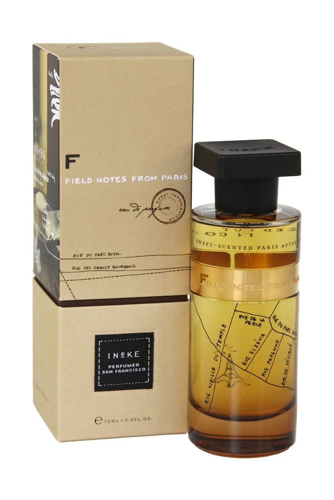 A gorgeous unisex scent, Ineke Field Notes from Paris is inspired by Ineke's halcyon days studying perfumery in Paris and Versailles. It captures the romantic, nostalgic feeling of sitting at a café and writing in a journal while lingering for hours over a cafe crème. 