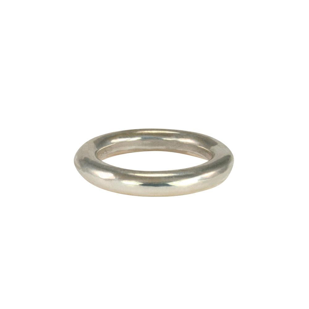 Stunning layered or alone–goes with everything, thick round stacking rings by jewelry designer Jeffrey Levin. Mixed metals available in sterling silver; 14k yellow, white or rose gold; or platinum.