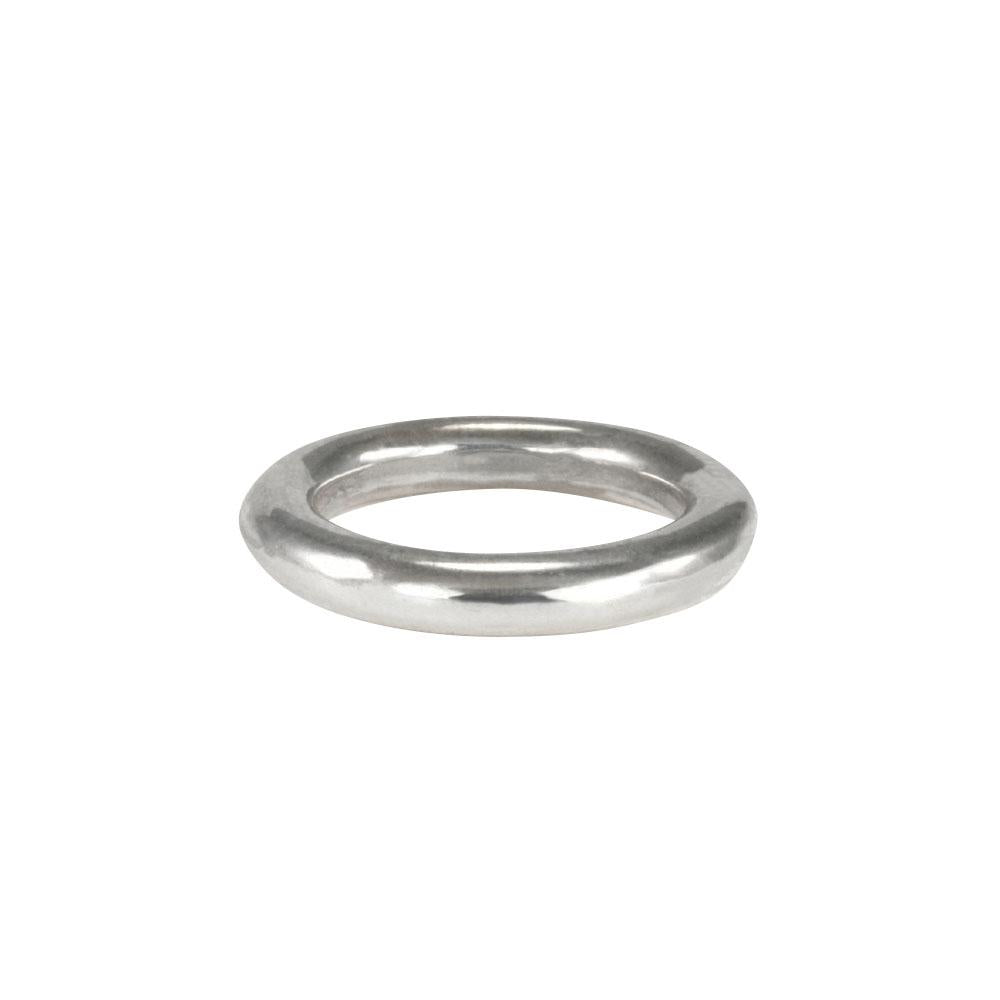 Stunning layered or alone–goes with everything, thick round stacking rings by jewelry designer Jeffrey Levin. Mixed metals available in sterling silver; 14k yellow, white or rose gold; or platinum.