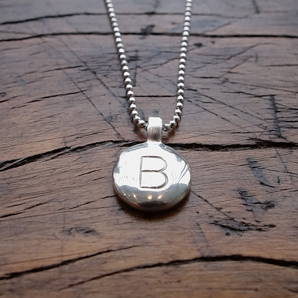 Jeffrey Levin / Necklace / Medallion with Initial
