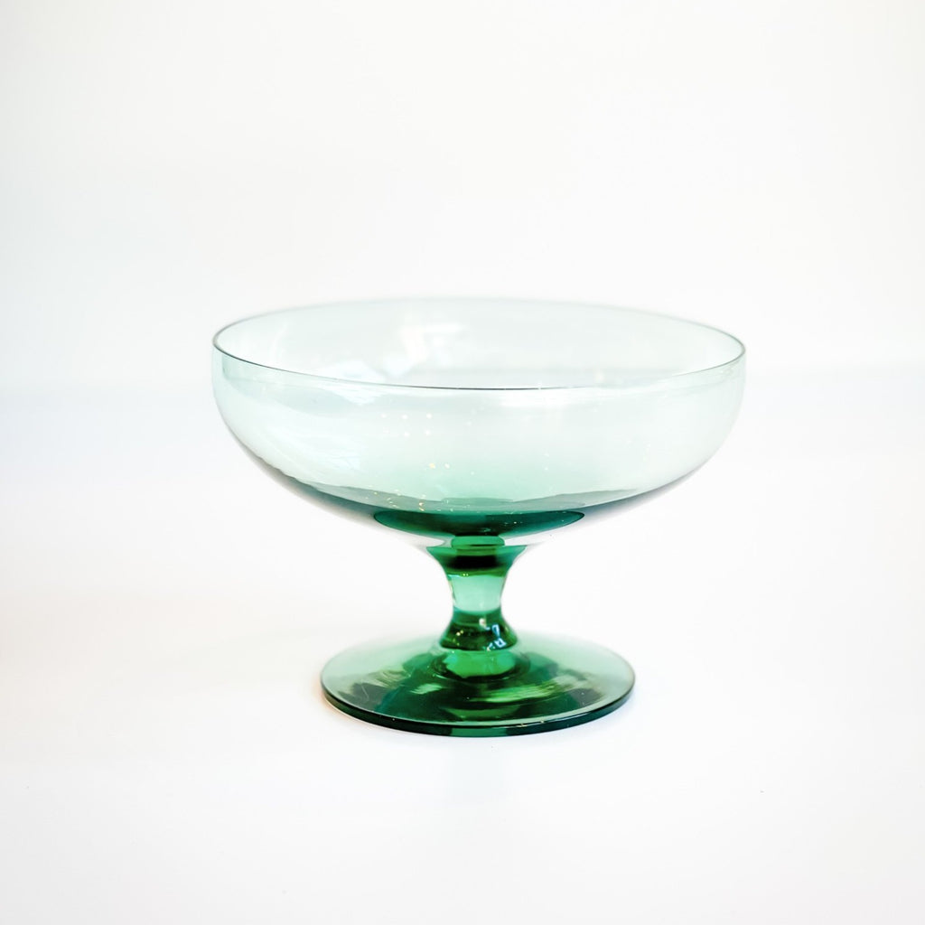 Russel Wright Champagne Coupes 1951 Teal