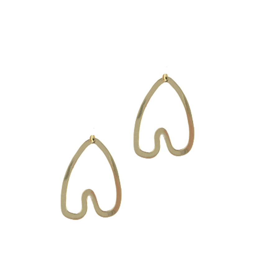 The sculptural nature of the Anaid stud earrings flow with the natural curves of the human form.