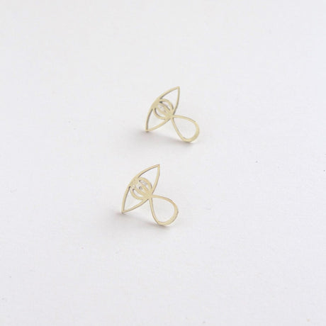 A teardrop eye earring pair for all the things.