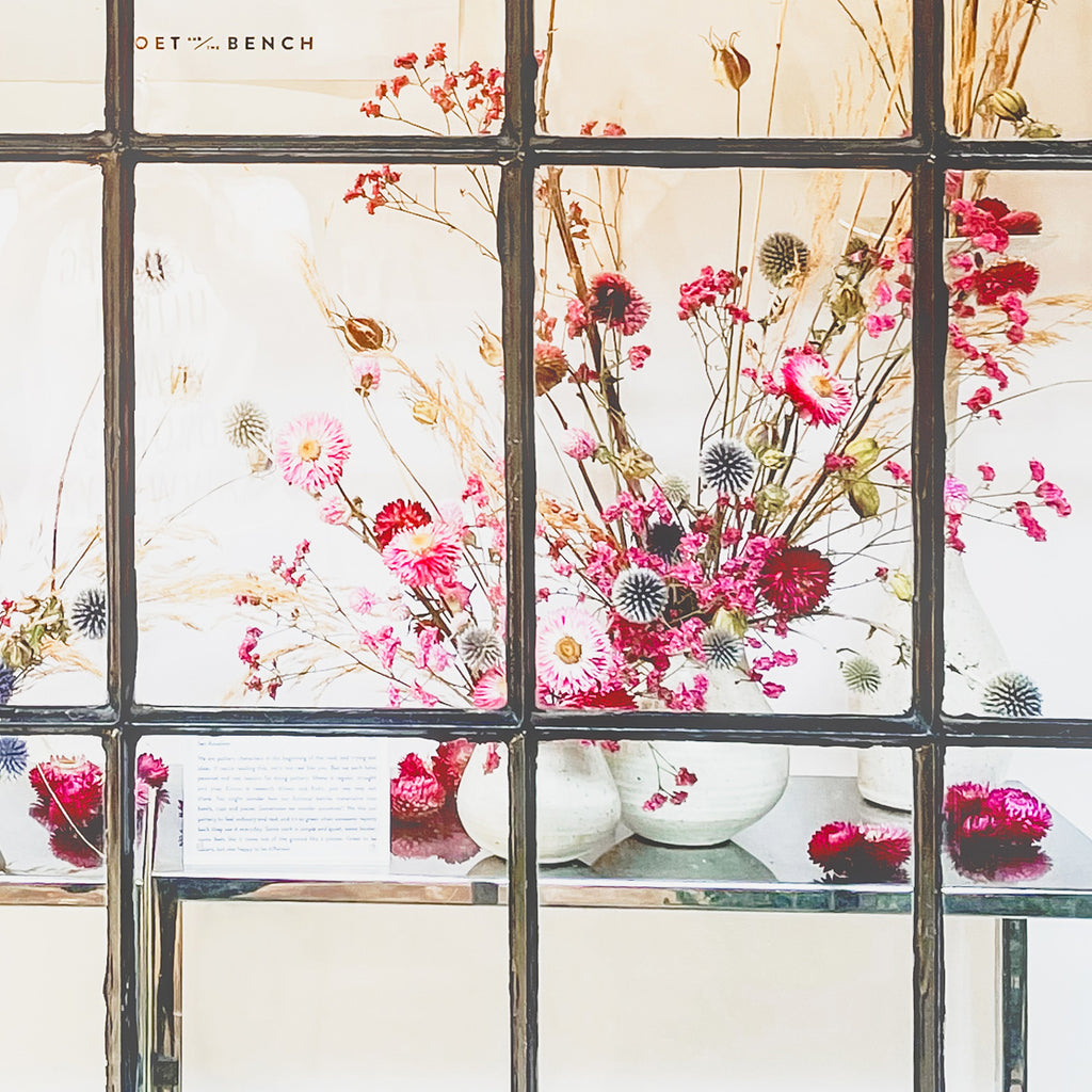 Anna Seva_Seva Design_Window Flowers_Poet and the Bench