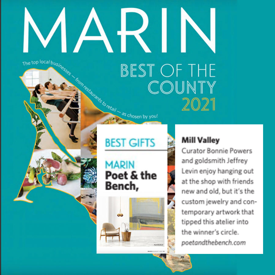 Marin Magazine Shopping Best Gifts Poet and the Bench