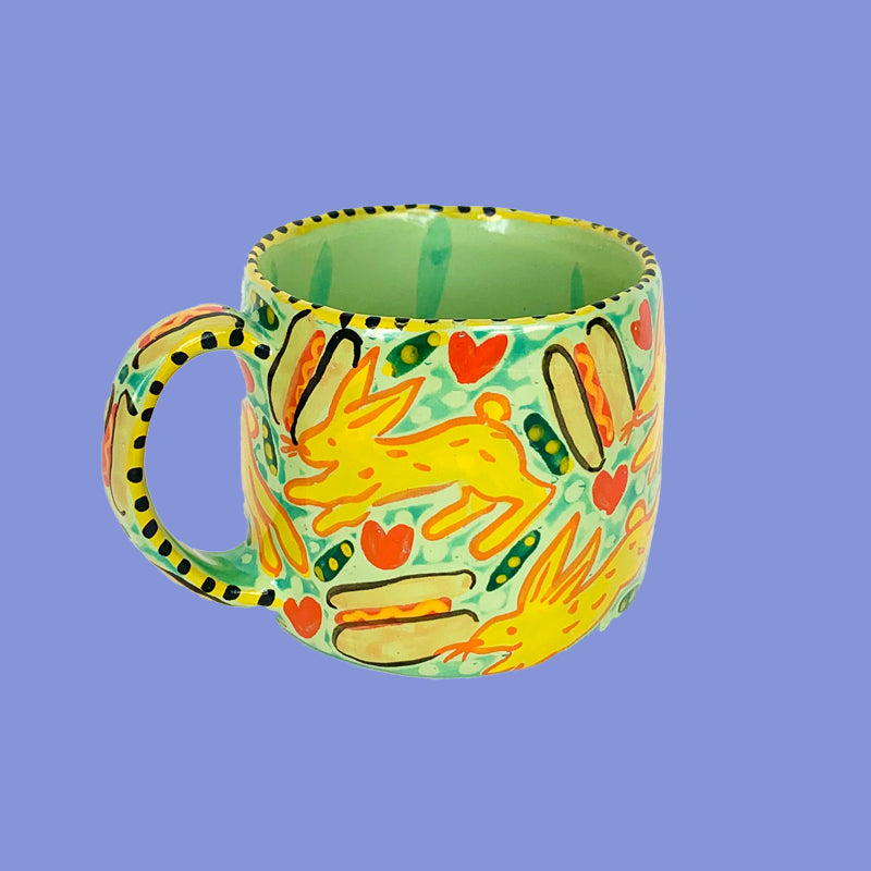 Bunny Mug by Michelle Im of RatxChicks Ceramics