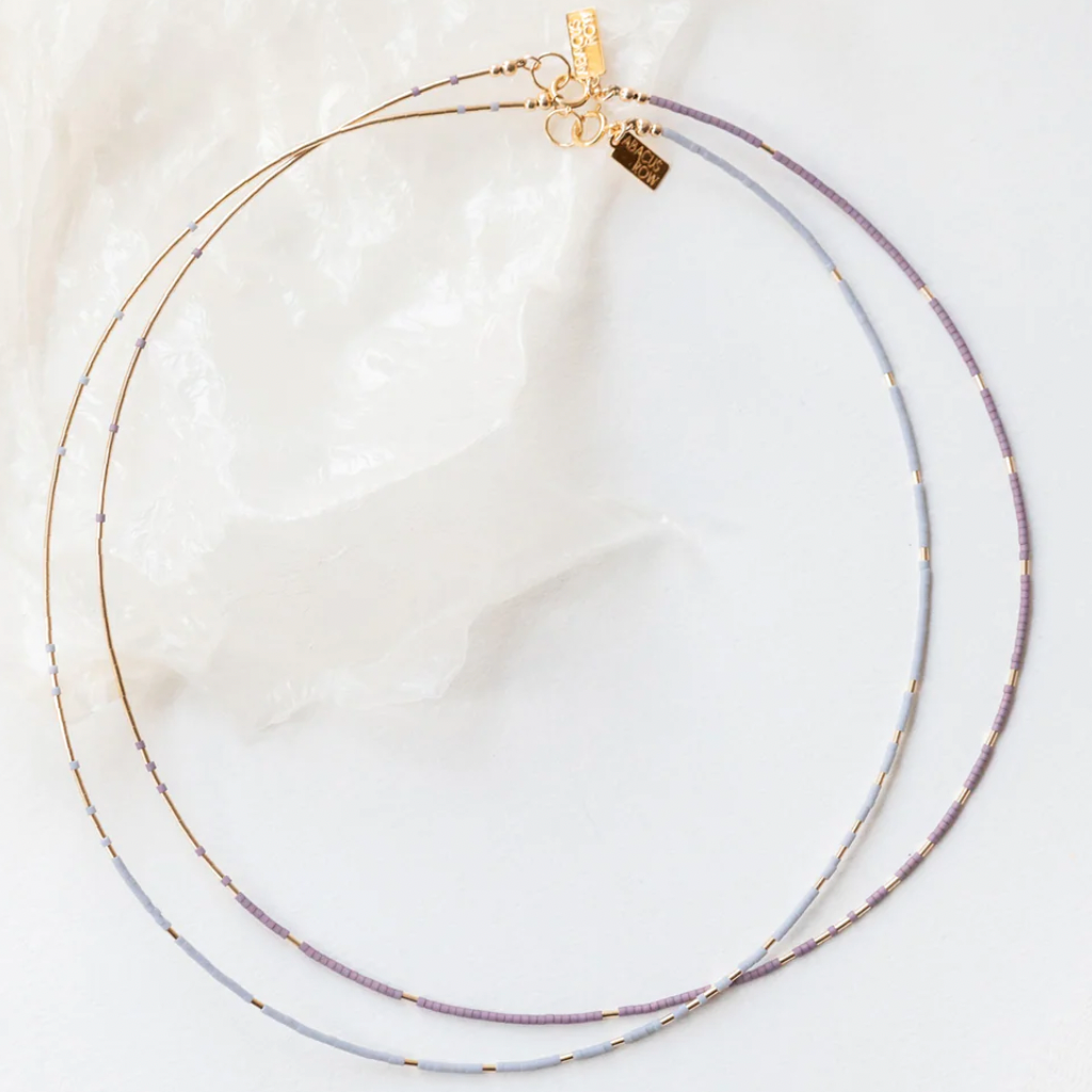 Arche Beaded Necklace for layering