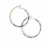 Abacus Row / Earrings / Pan Hoops