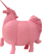 Ctesias is a proportionally fun pink unicorn. Part of Austyn Taylor's Happy Team, this ceramic unicorn sculpture has mythical energy!