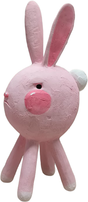 Smart Bun has curiosity and drive– a deep thinker with tenacity to navigate life's complexities. Part of Austyn Taylor's Happy Team, this ceramic pink rabbit sculpture has an unbreakable spirit!