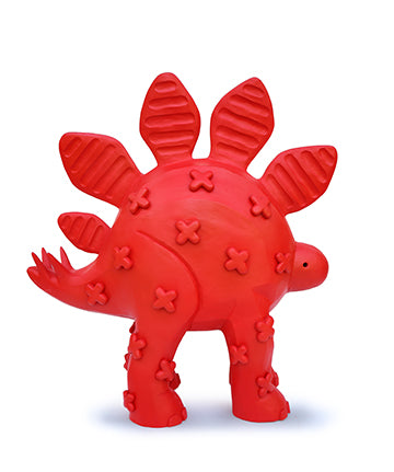 Austyn Taylor / Fine Art / Sculpture / Brutus Red Stegosaurus