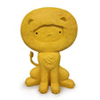 Yellow lion ceramic figurine  or sculpture