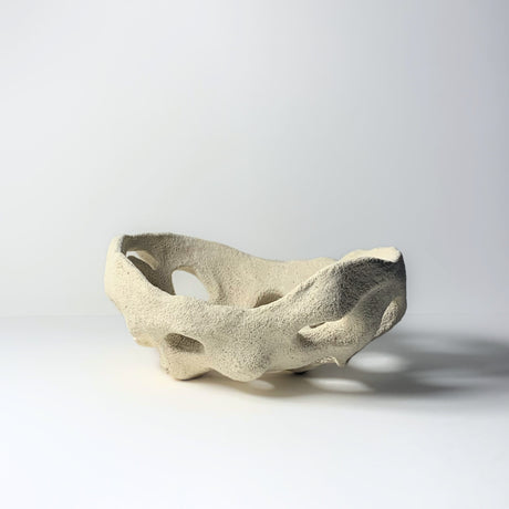 Holey Coral Bowl. From the Desert Rising collection, inspired by the resilient plants of the desert, their forms, textures, surprising variety, and their tough defenses of spikes and thorns. Avigail Remak makes one of a kind ceramic vases, baskets and bowls.&nbsp;