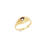 Carina Hardy Pearl Dome Ring in 22K Gold Vermeil 